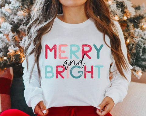 Merry and bright long sleeve