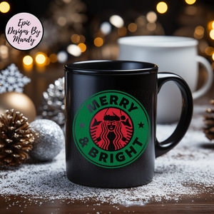 Merry & Bright mug