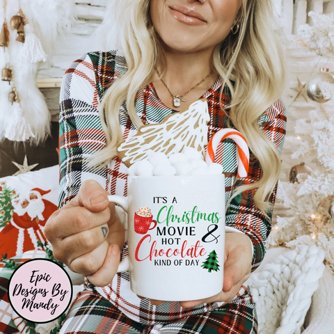 Christmas movie hot chocolate mug