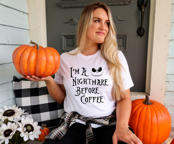 Nightmare Before Coffee Halloween Shirt