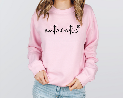 Authentic Light Pink Crewneck Sweatshirt