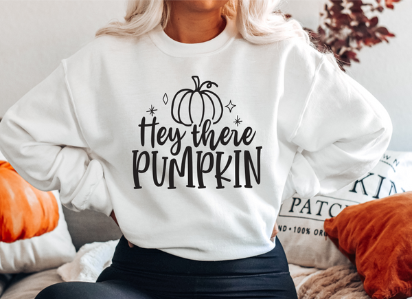 Hey There Pumpkin Crewneck Sweatshirt